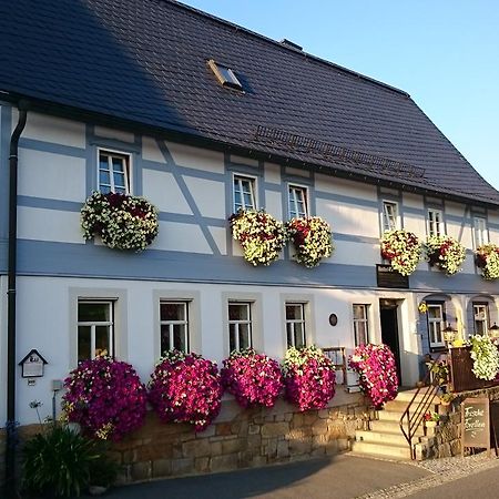 Gasthof Zur Hoffnung Hinterhermsdorf Esterno foto