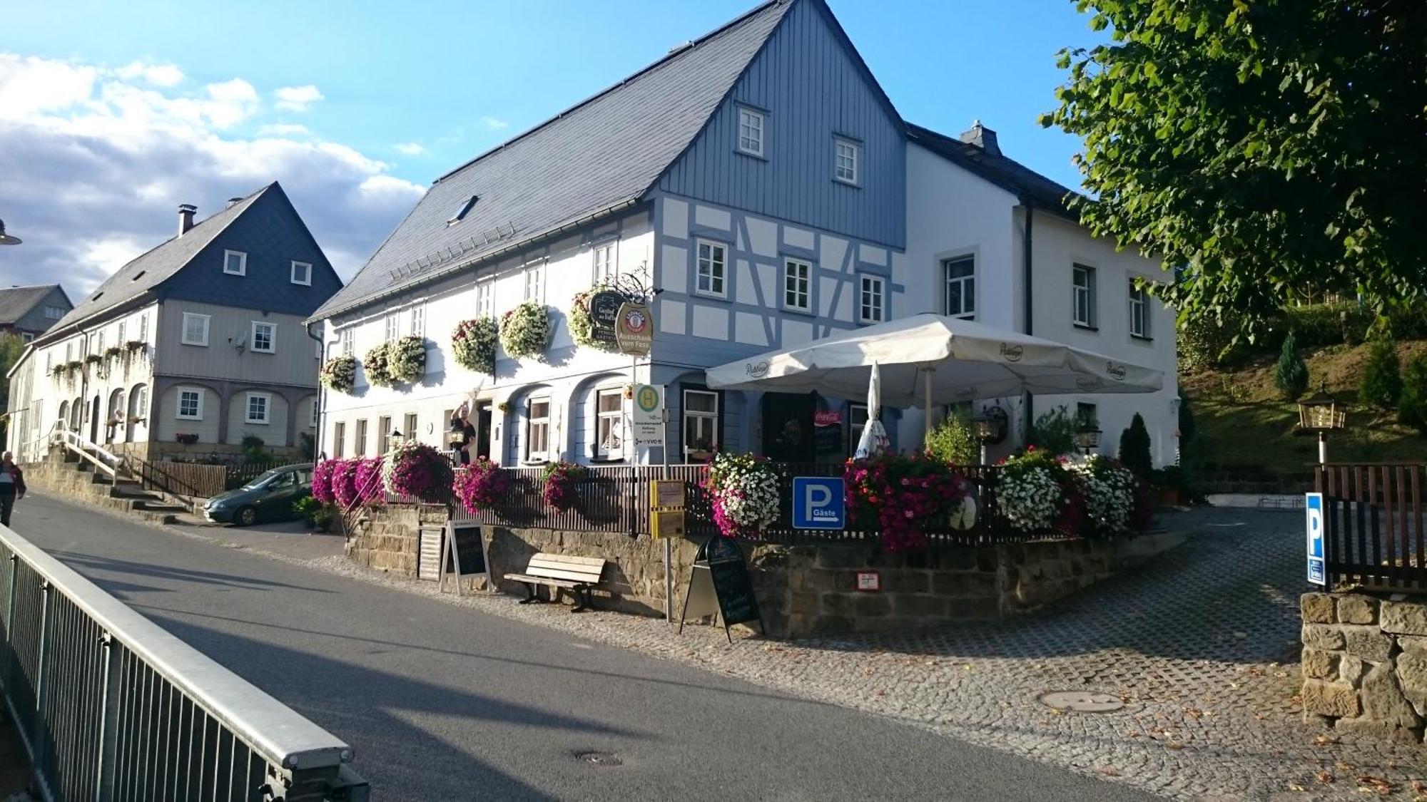 Gasthof Zur Hoffnung Hinterhermsdorf Esterno foto