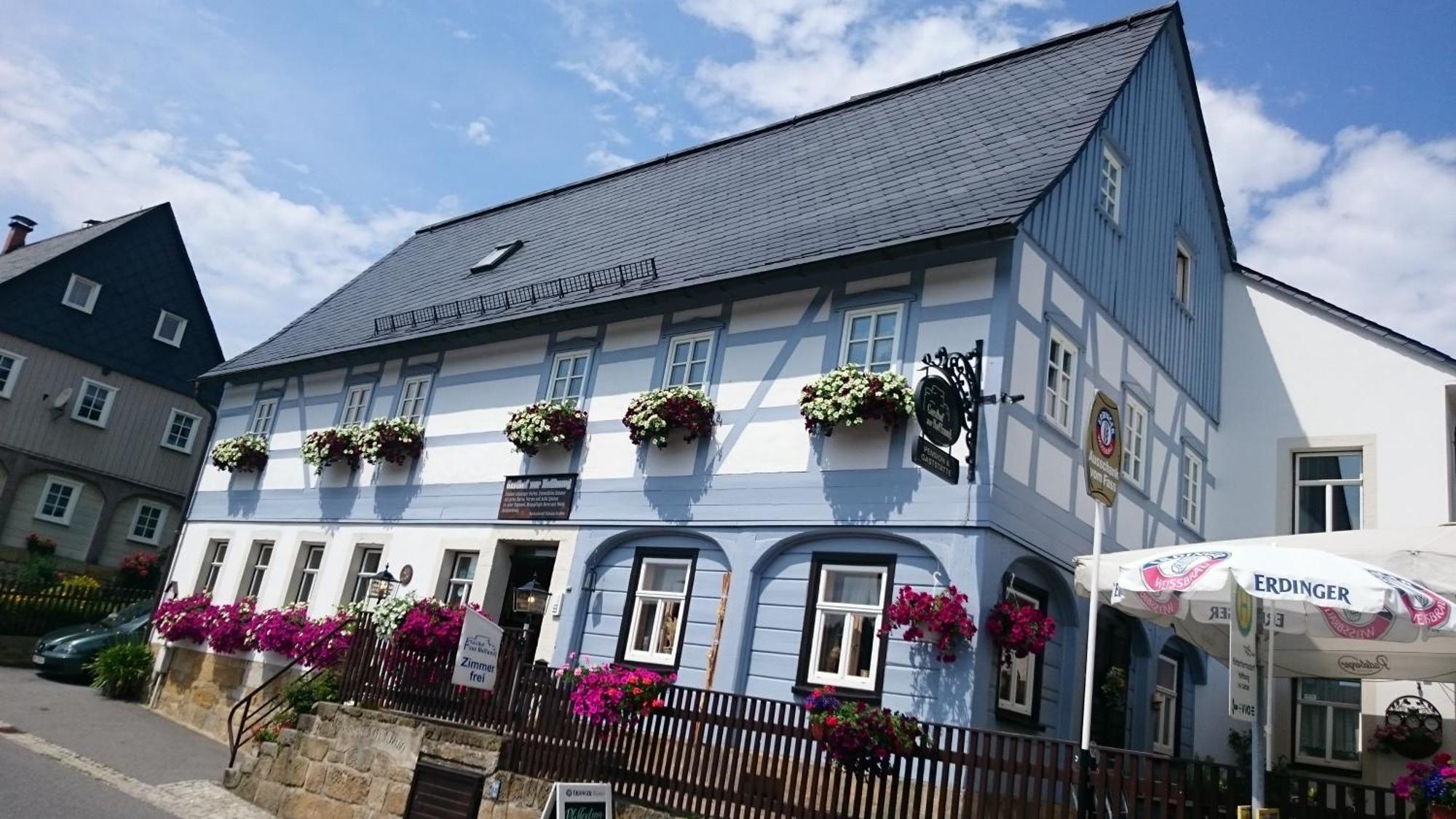 Gasthof Zur Hoffnung Hinterhermsdorf Esterno foto