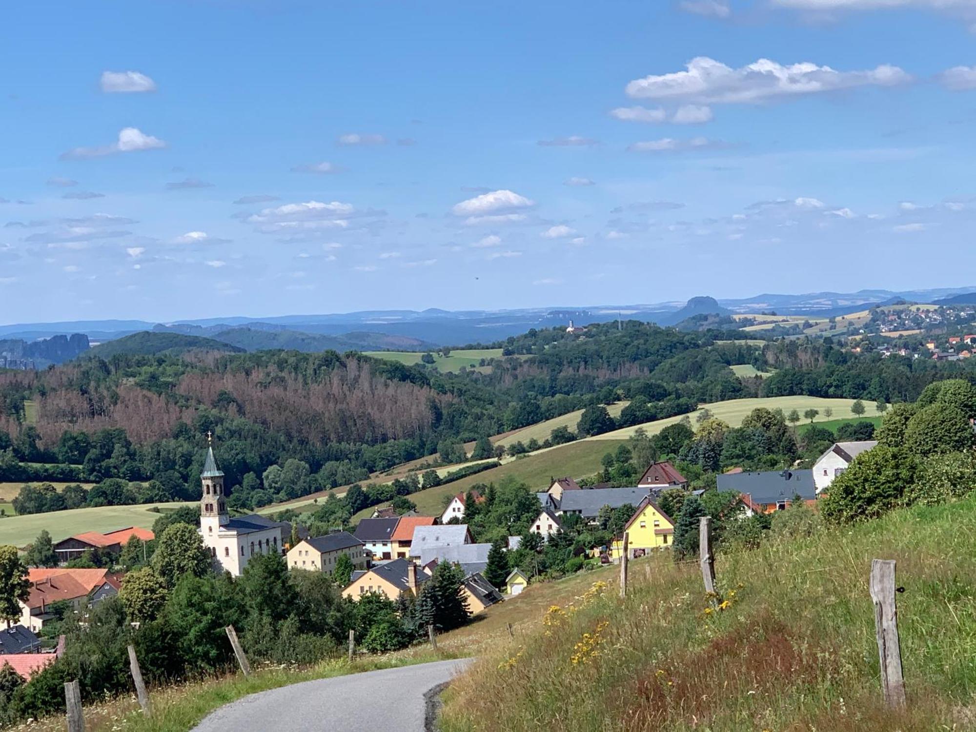 Gasthof Zur Hoffnung Hinterhermsdorf Esterno foto