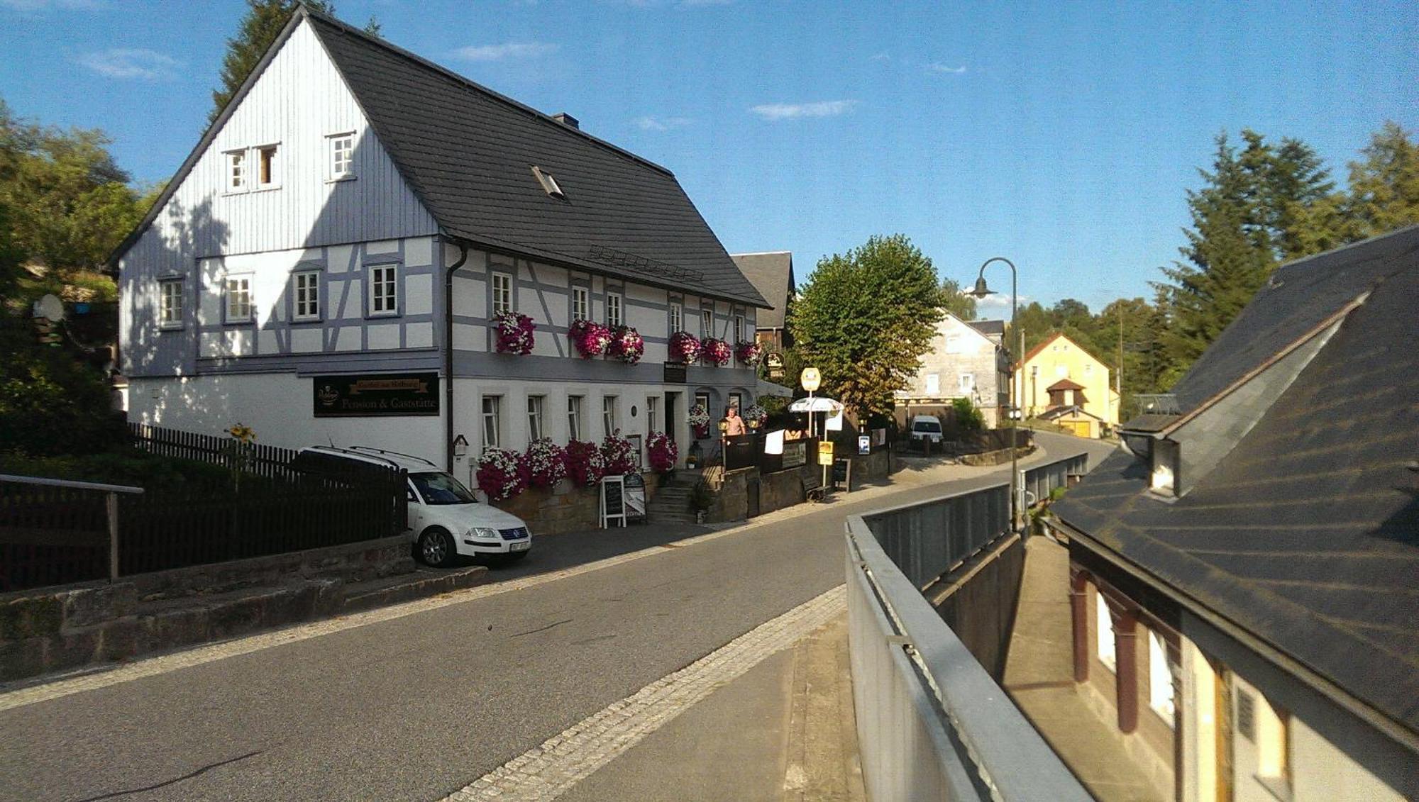 Gasthof Zur Hoffnung Hinterhermsdorf Esterno foto
