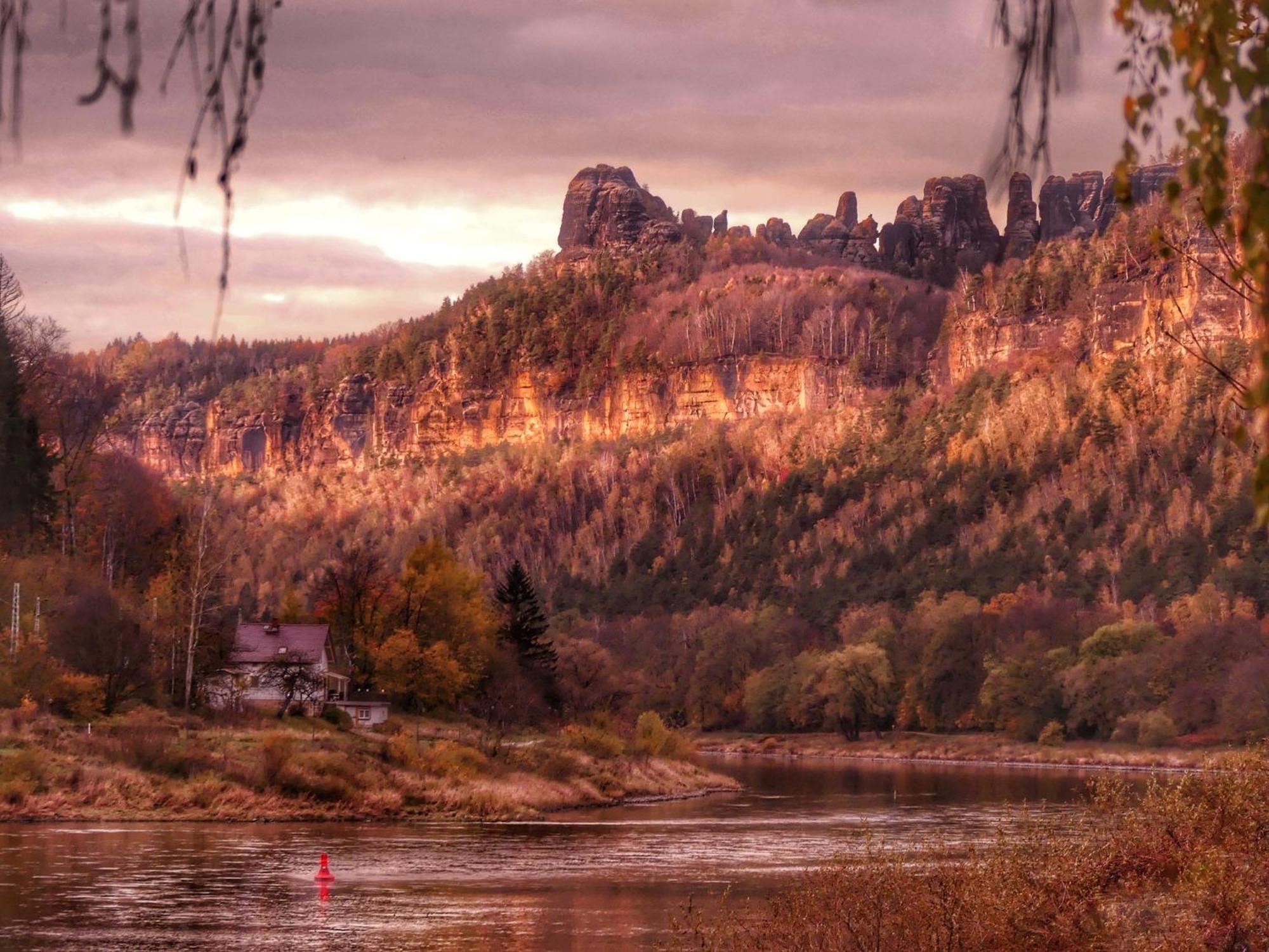Gasthof Zur Hoffnung Hinterhermsdorf Esterno foto