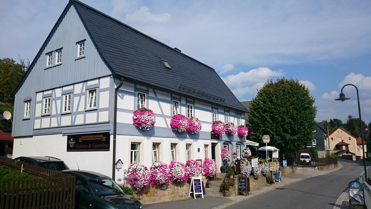 Gasthof Zur Hoffnung Hinterhermsdorf Esterno foto
