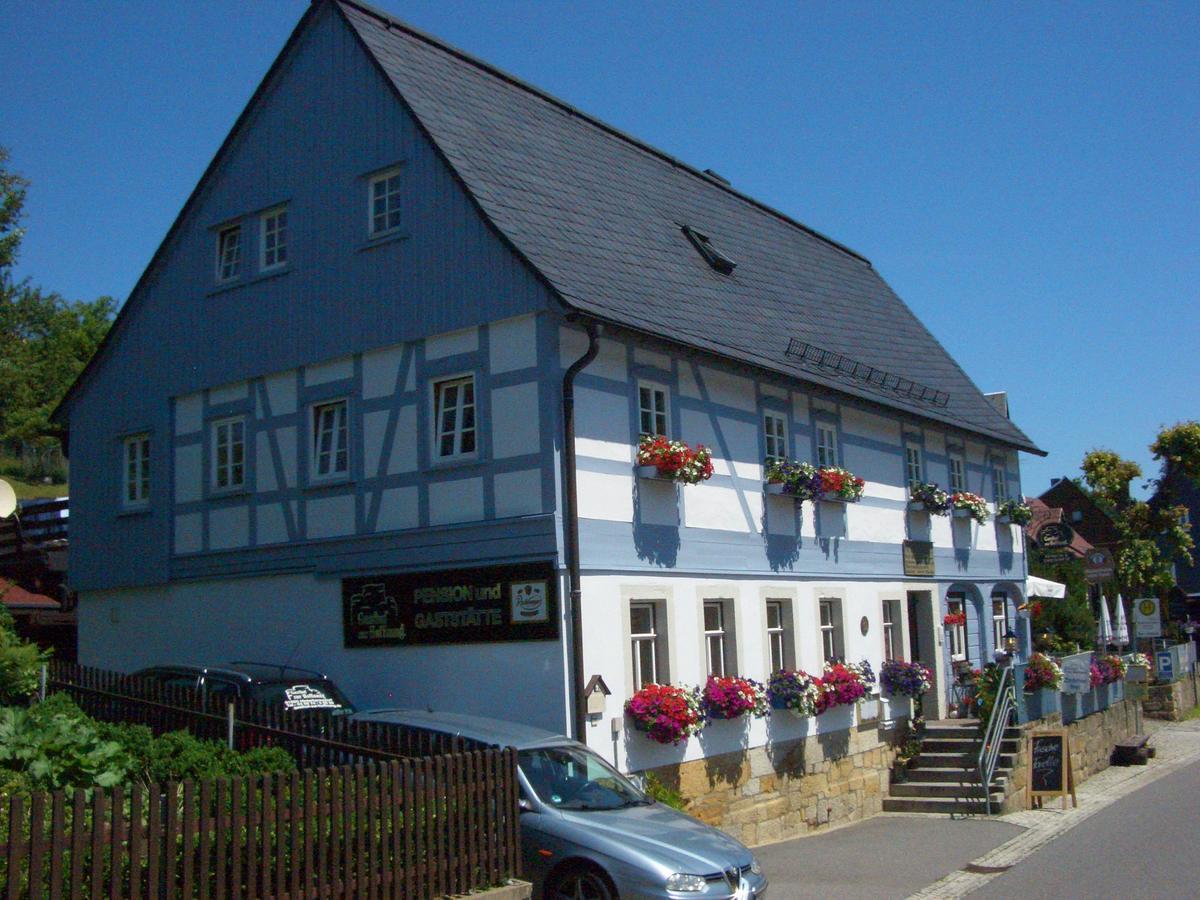 Gasthof Zur Hoffnung Hinterhermsdorf Esterno foto